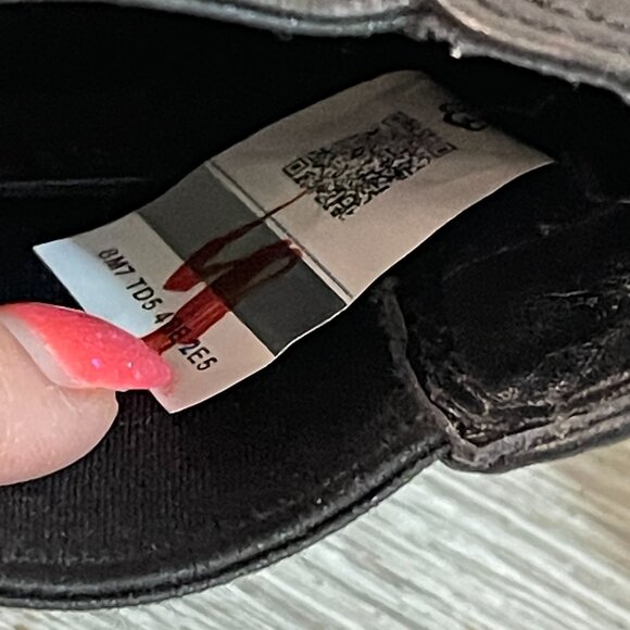 New UGG Merina 7 Boots Bootie Black Emerald Green Platform Ankle - Picture 14 of 16